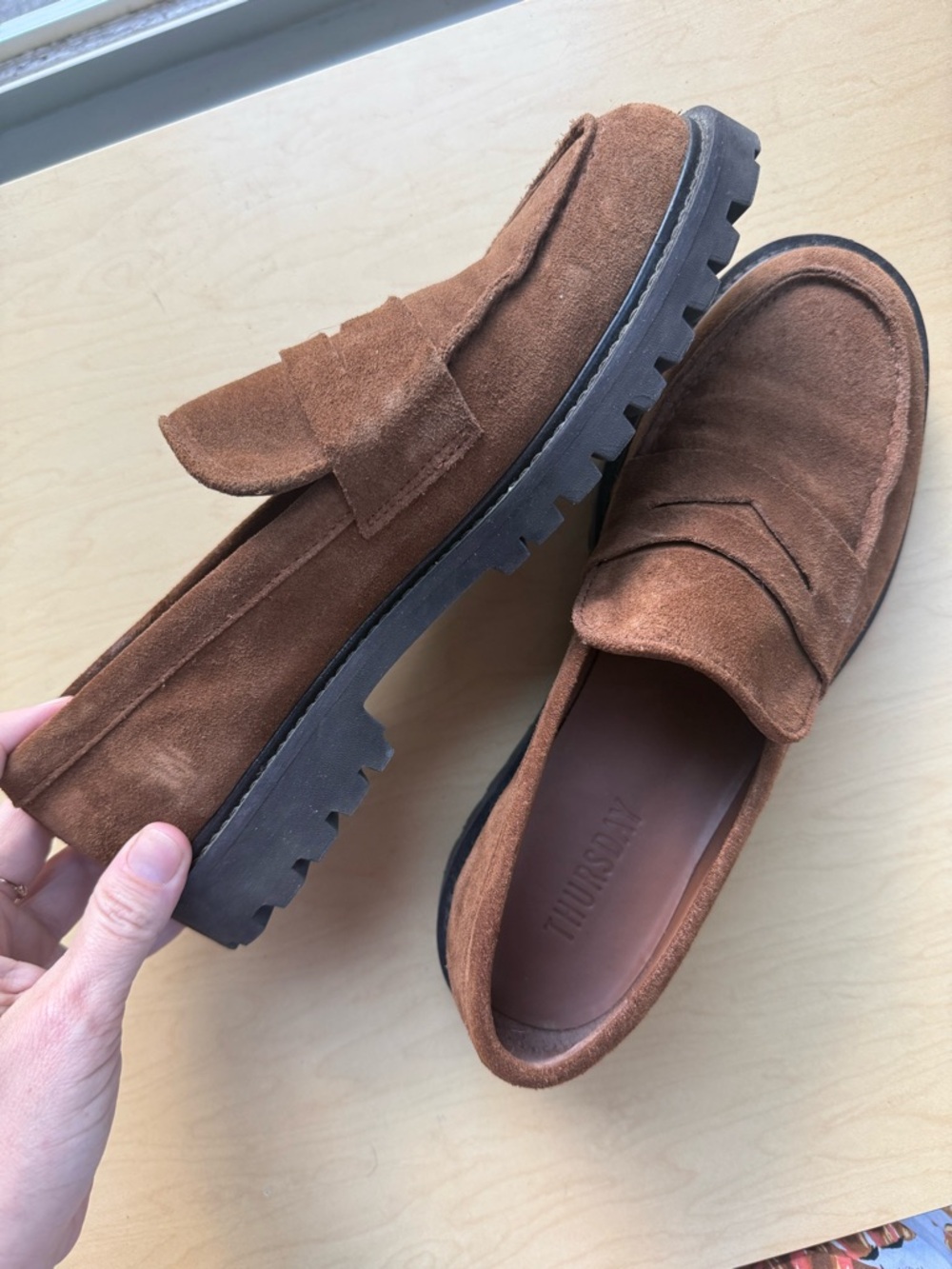 Thursday Boot Company Penny Loafer size 9 Honey suede